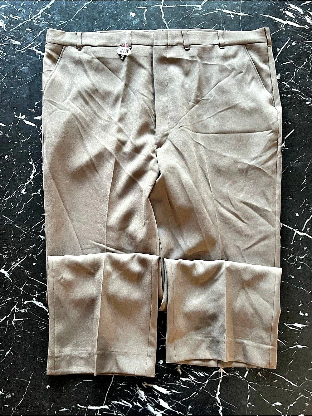 Flexslax Stretch Dress Pants Brown Waist 44 Length 29 Like New